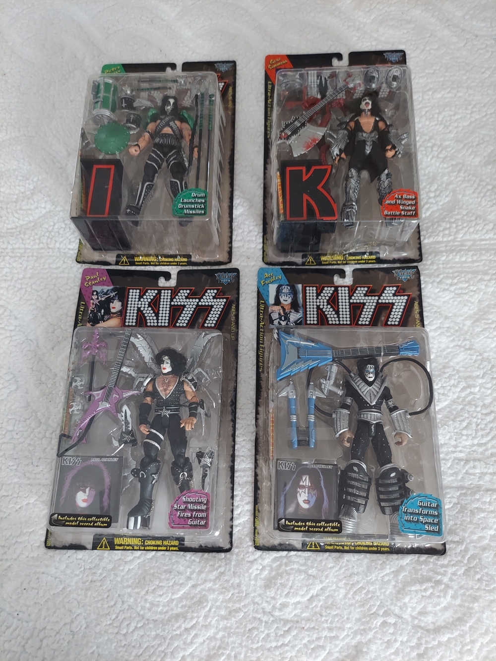Kiss Band Action Figure Set